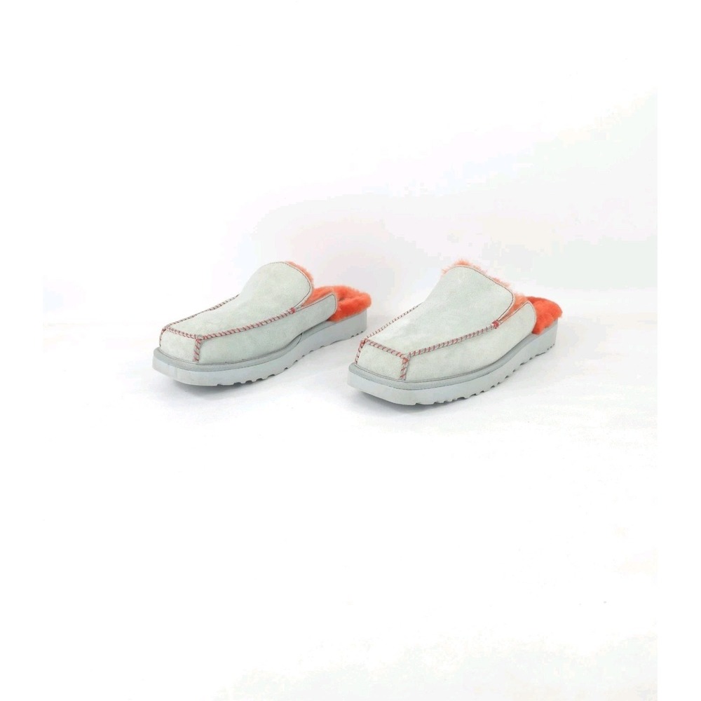 UGG X ECKHAUS LATTA  BLOCK SLIDE WOMEN SHOES SKY GREY US 8